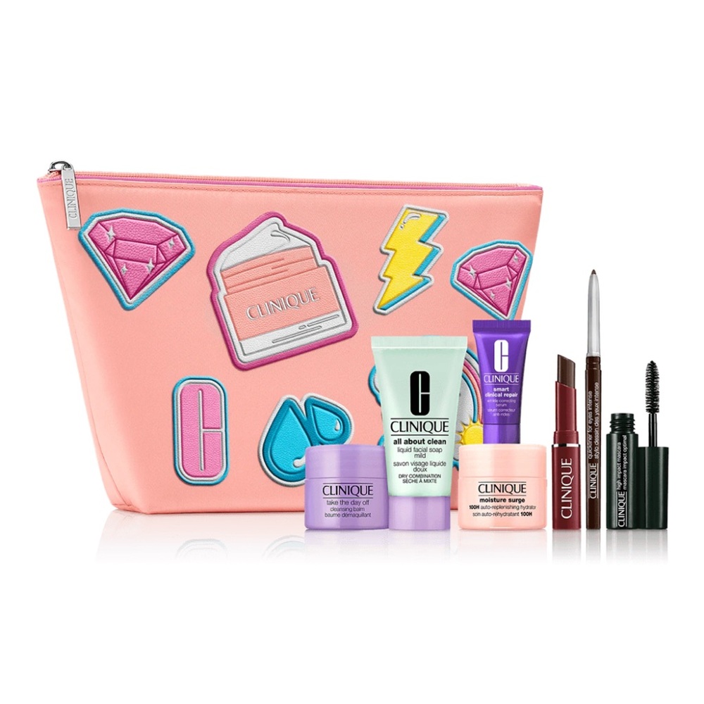 Brand new 8-piece Clinique set 2023 batch code